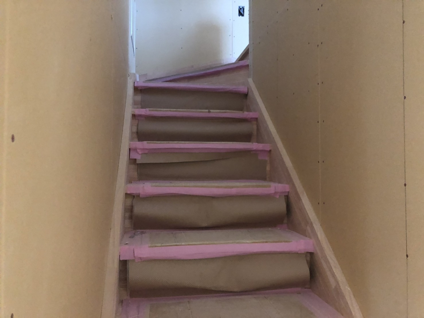 木製階段塗装